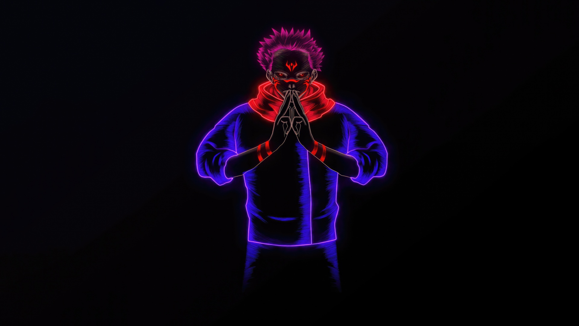 Sukuna Wallpaper 4k Amoled 5k Black