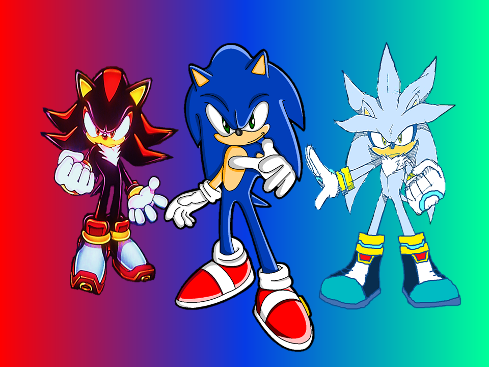 Sonic Shadow and Silver by