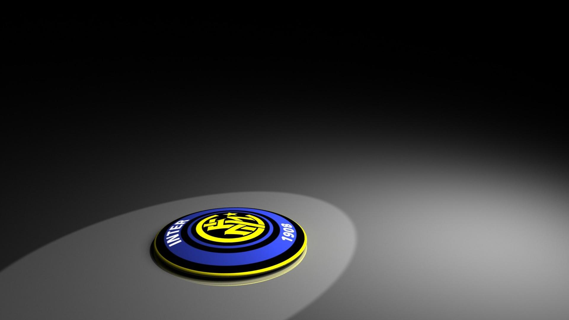 3d Inter Milan Logo Football Club Wallpaper Background