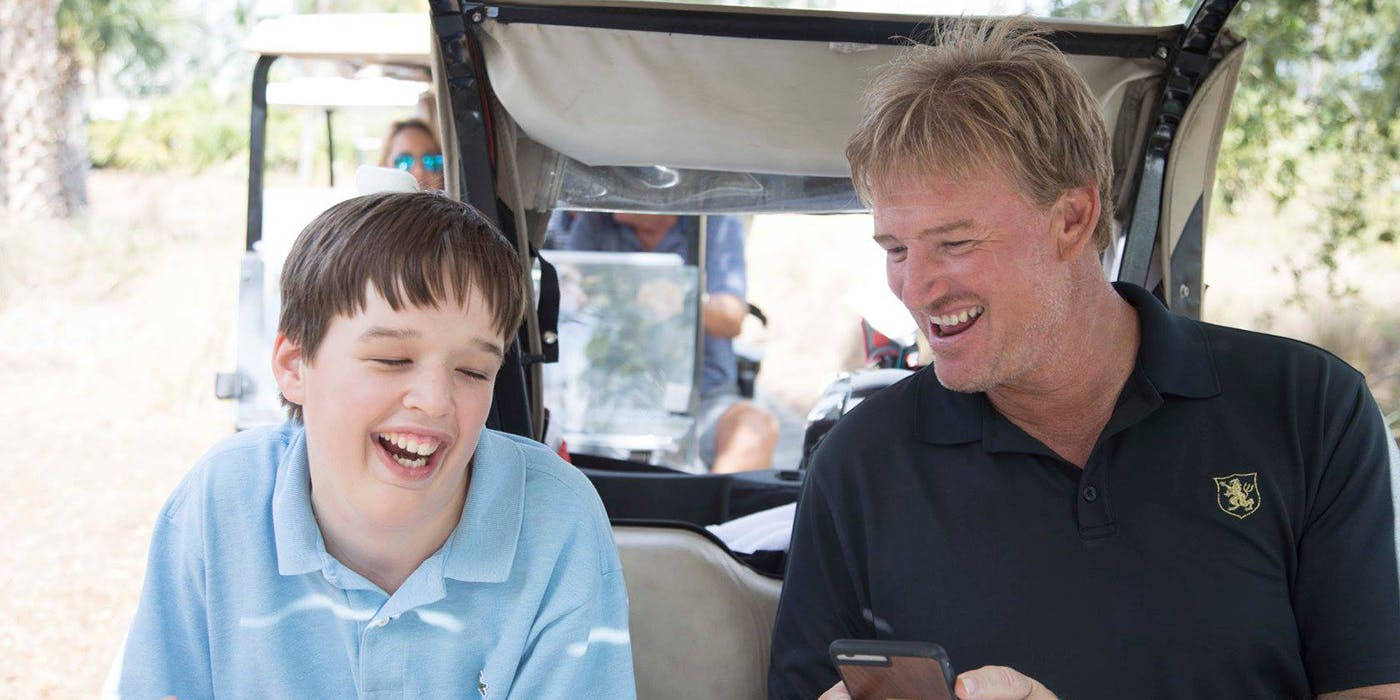 Ernie Els And Ben Wallpaper