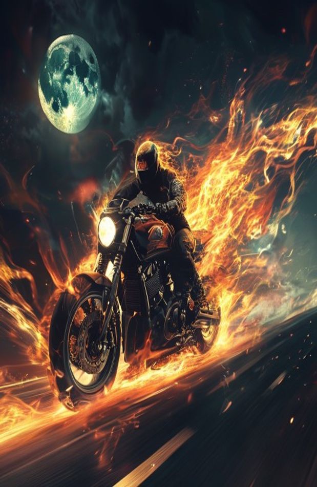 Ghost Rider Bike Wallpaper