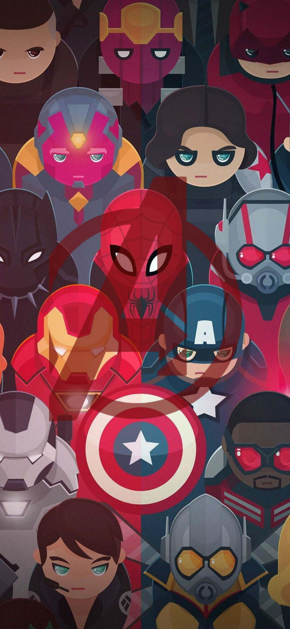 iPhone Xs Avengers Background Wallpaper
