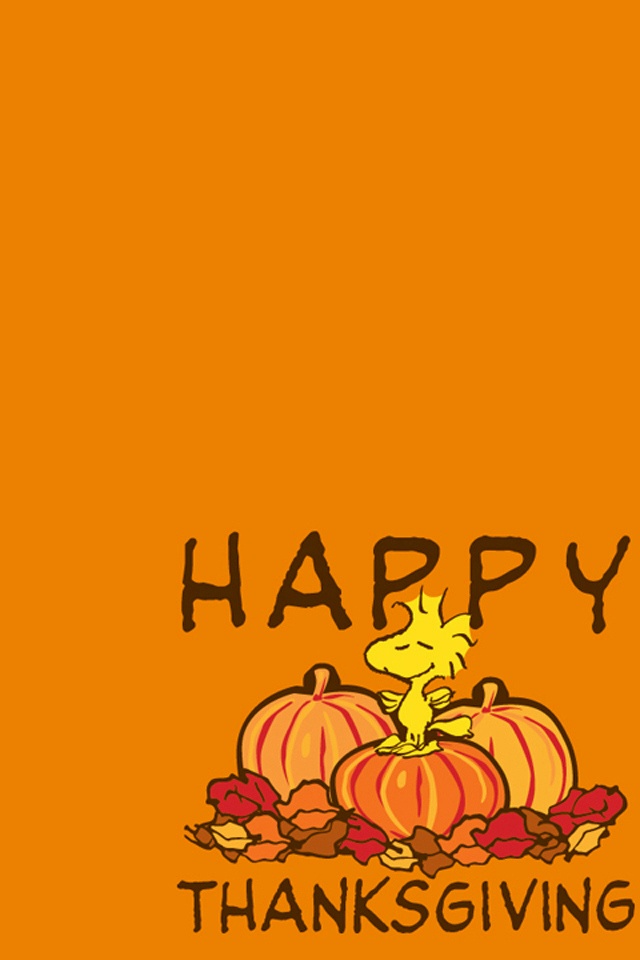 Snoopy Thanksgiving Wallpaper Happy