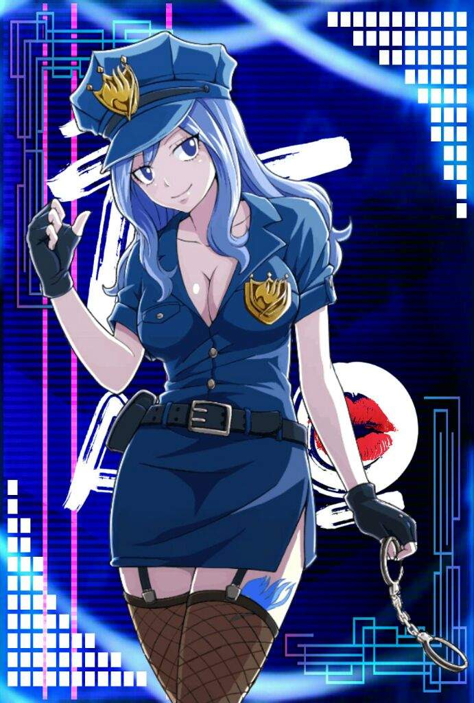 Juvia Lockser Sexy Cop Wallpaper Fairy Tail Amino