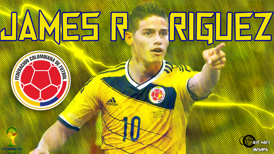 James Rodriguez Colombia Vs Uruguay Wc By Sayf2designs On