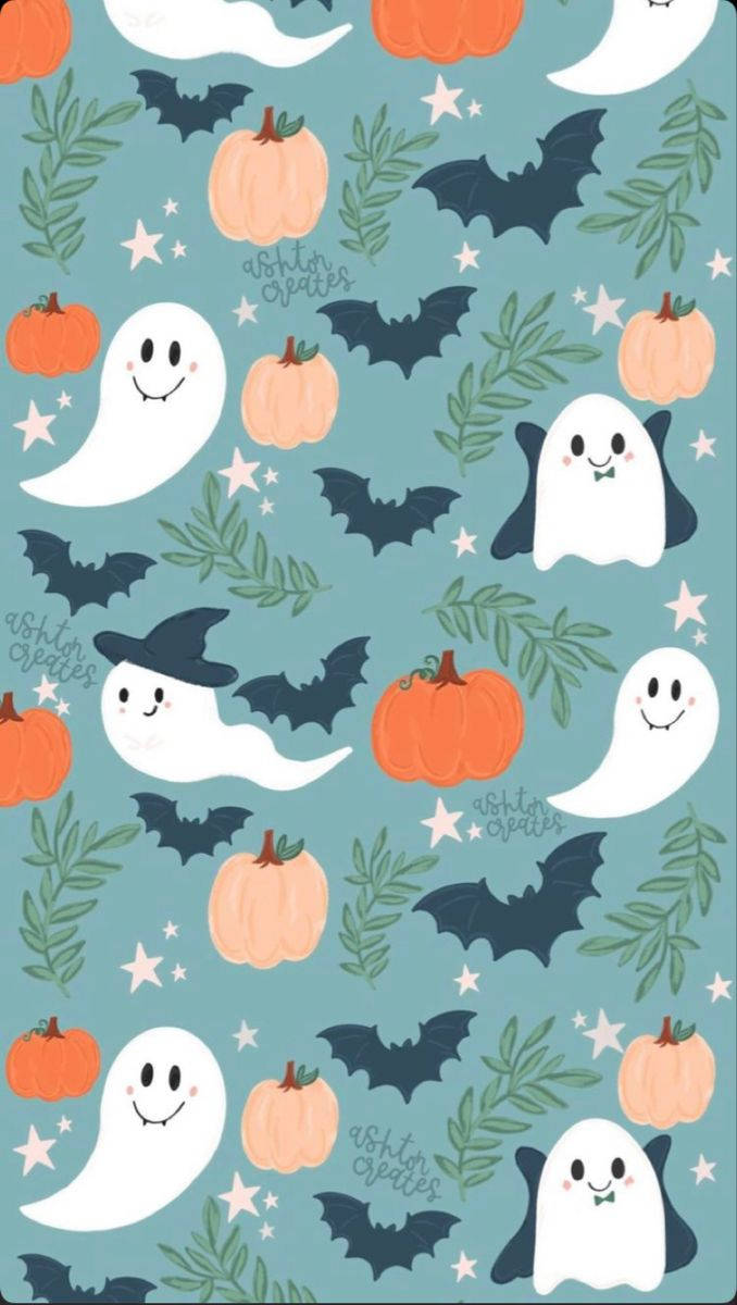Cute Halloween iPhone HD Wallpaper