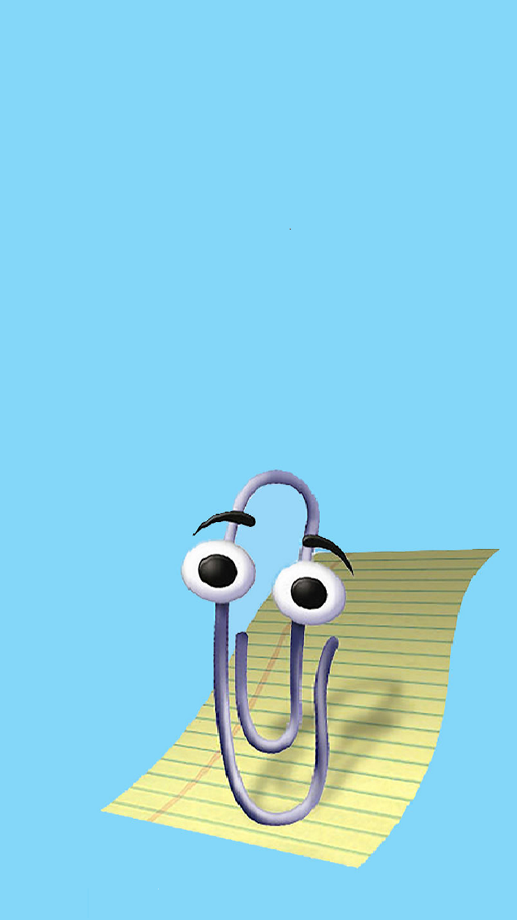 Clippy Wallpaper In Blurry 20th Cen Glory