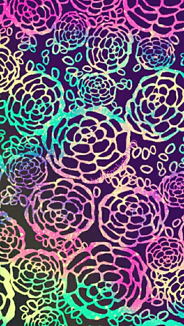 Sweet Flowers Galaxy Wallpaper I Created For The App Cocoppa