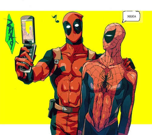 Deadpool And Spiderman By Darkninjas4