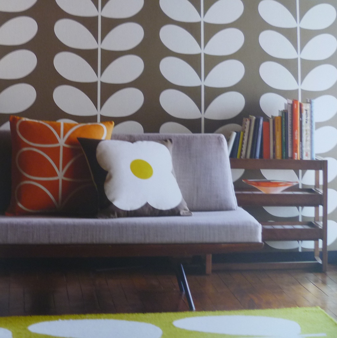 Orla Kiely Wallpaper Is Available Give Your Home Or Office A Quick