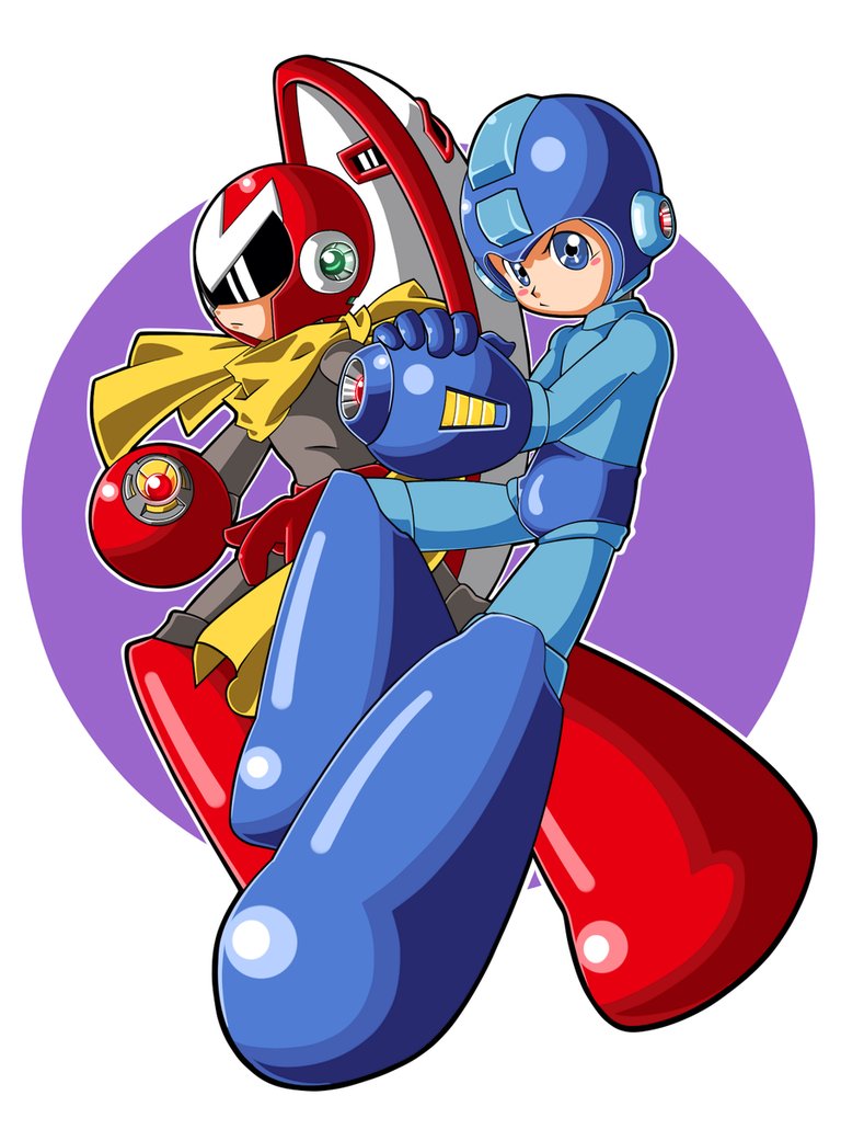 Megaman And Protoman By Justedesserts