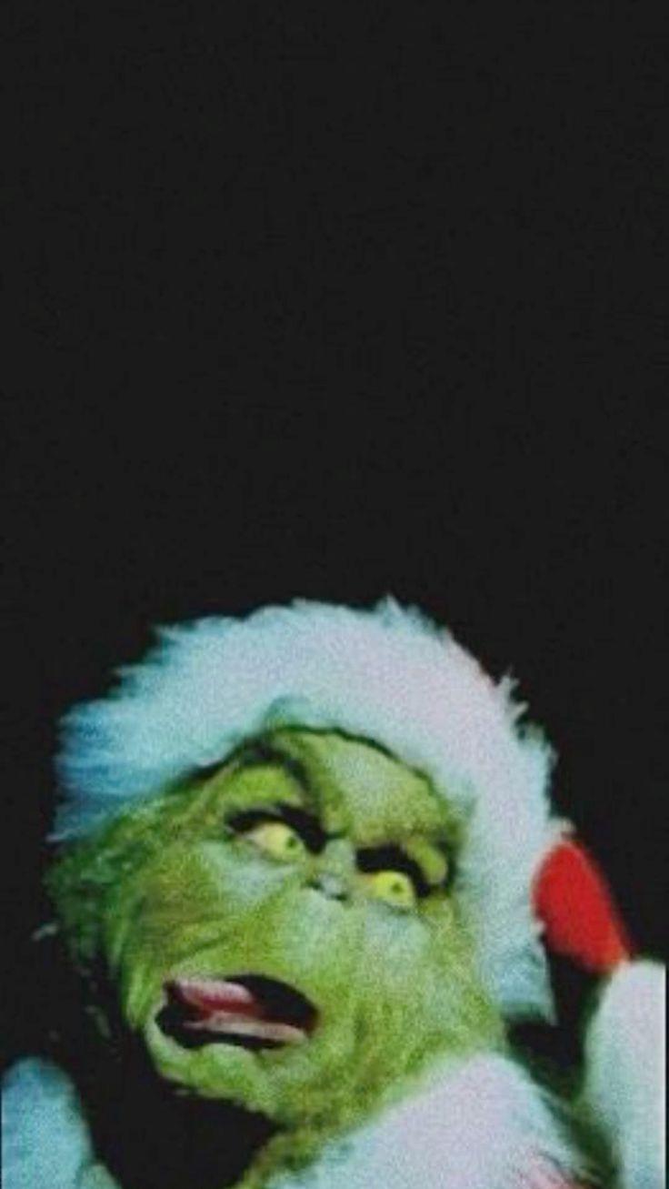 The grinch Wallpaper iphone christmas Funny christmas wallpaper
