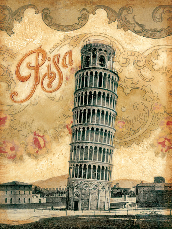 Italy Leaning Tower Of Pisa 12x By Tinachadendesigns On