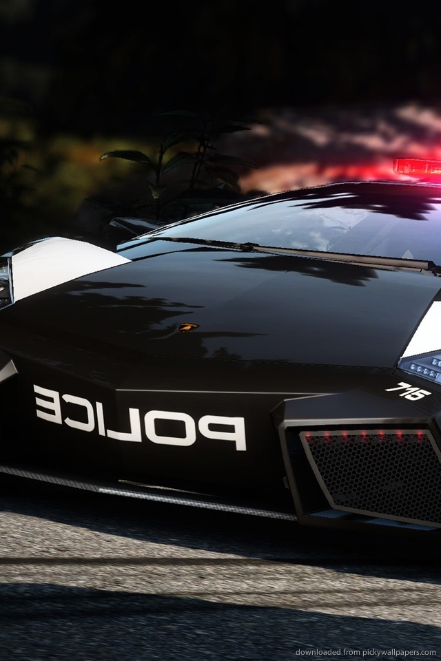 Lamborghini Reventon Hot Pursuirt Police Wallpaper For iPhone