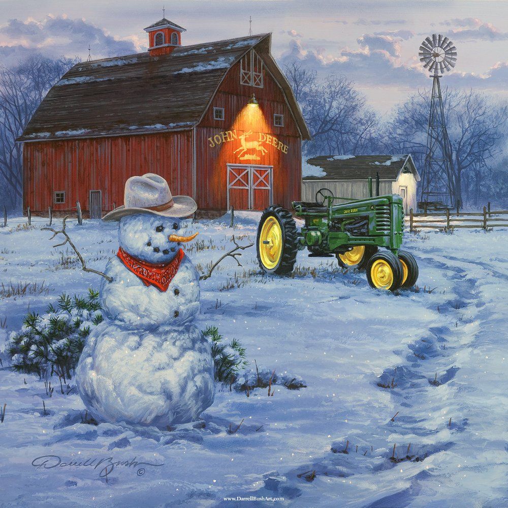 Christmas Winter Farm Wallpaper At Wallpaperbro