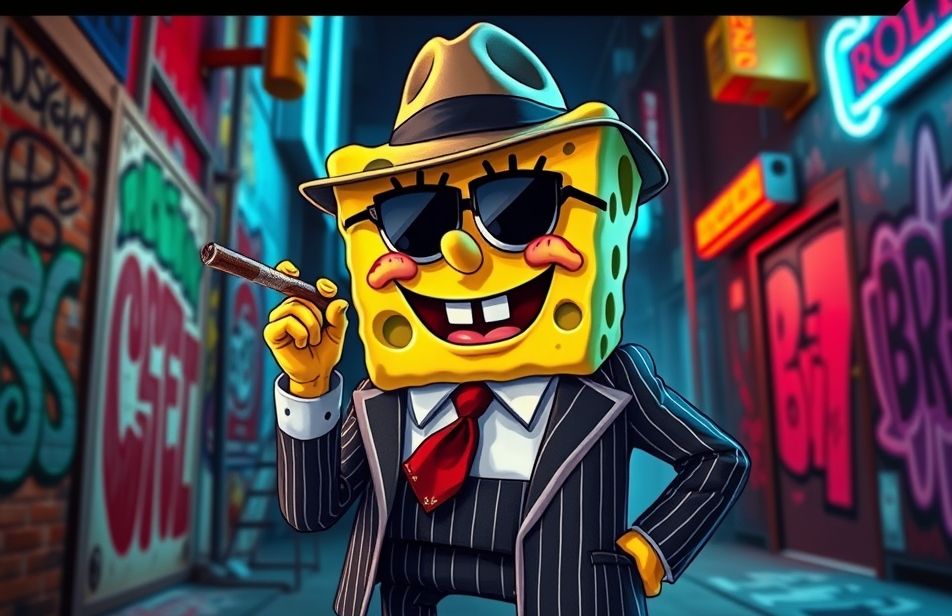 Gangster Spongebob Wallpaper