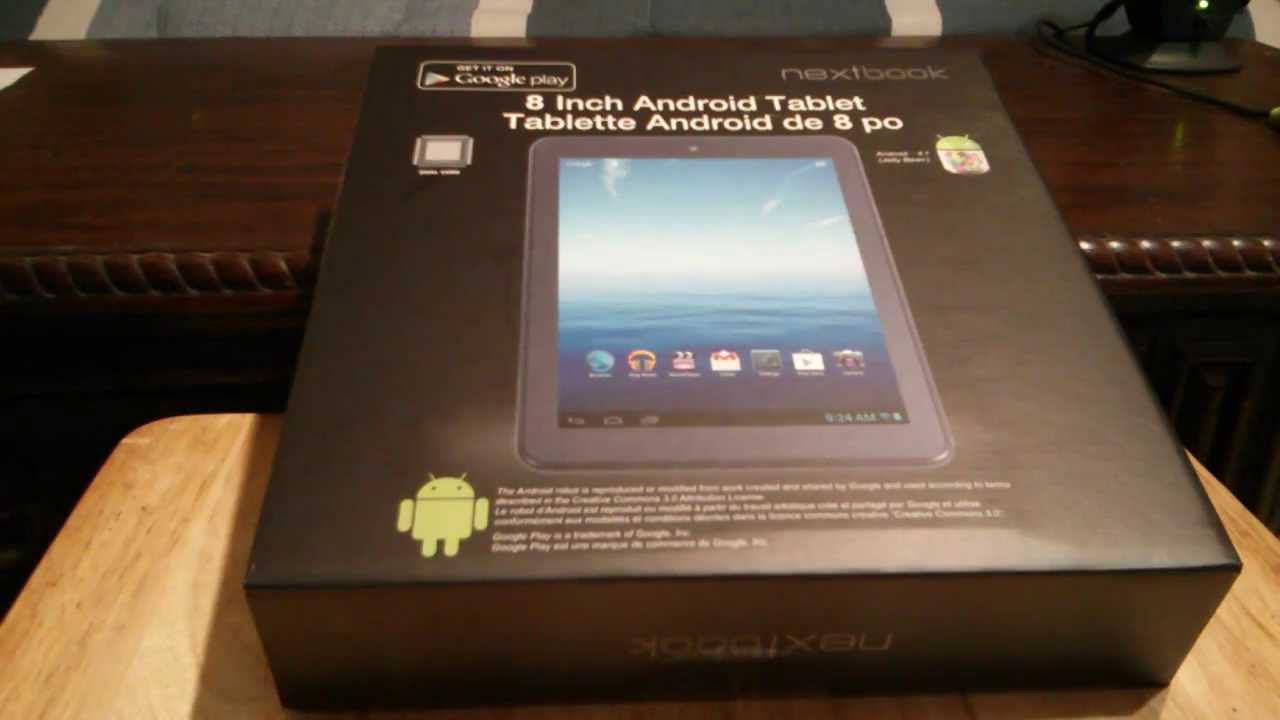 Nextbook Inch Tablet Unboxing Android Jelly Bean
