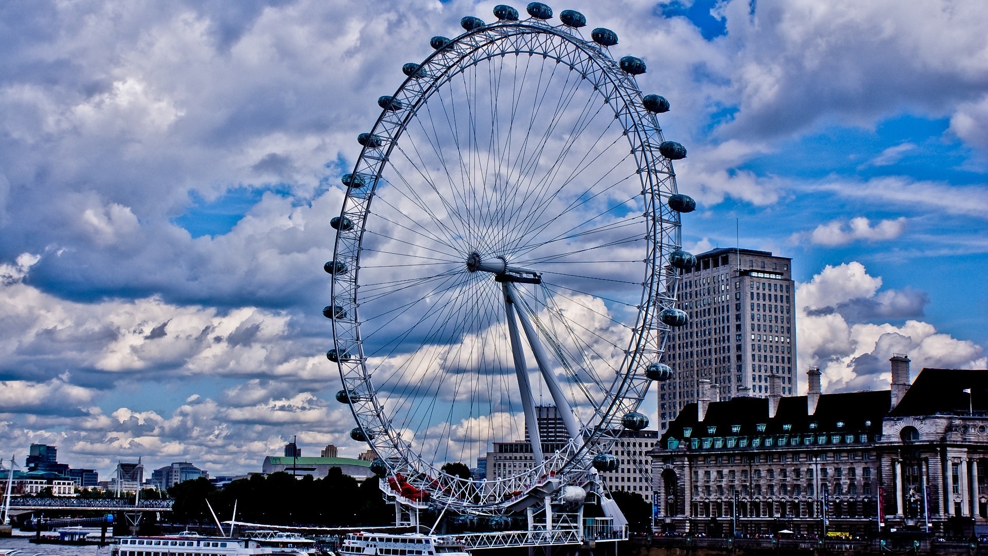 England London Eye United Kingdom Wallpaper Mixhd