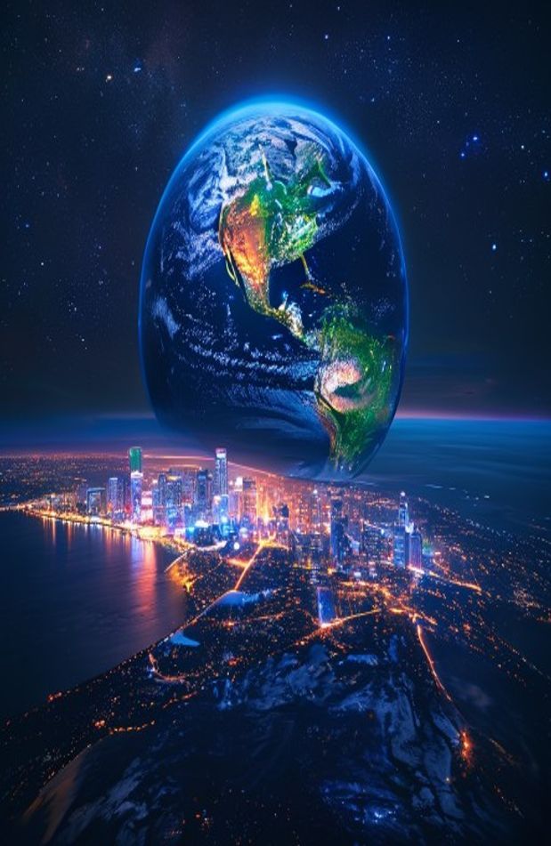 Earth At Night Wallpaper HD