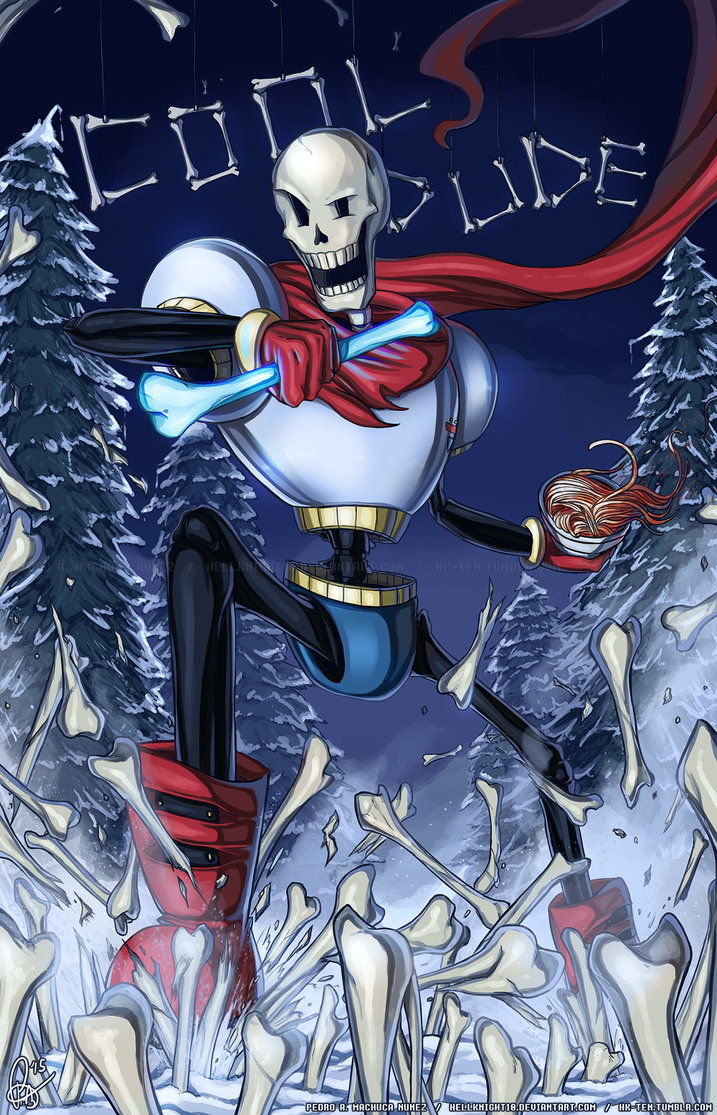 UNDERTALE   Cool Dude Papyrus by Hellknight10 on