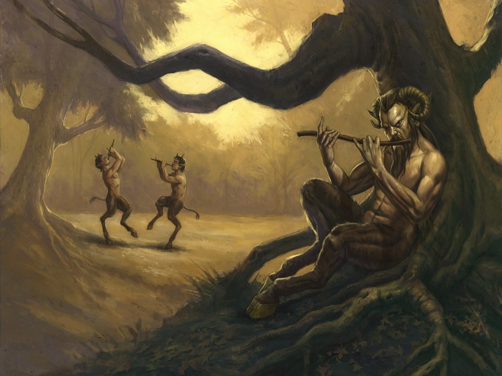 Mythology Satyr Fantasy Art Wallpaper HD Desktop And Mobile