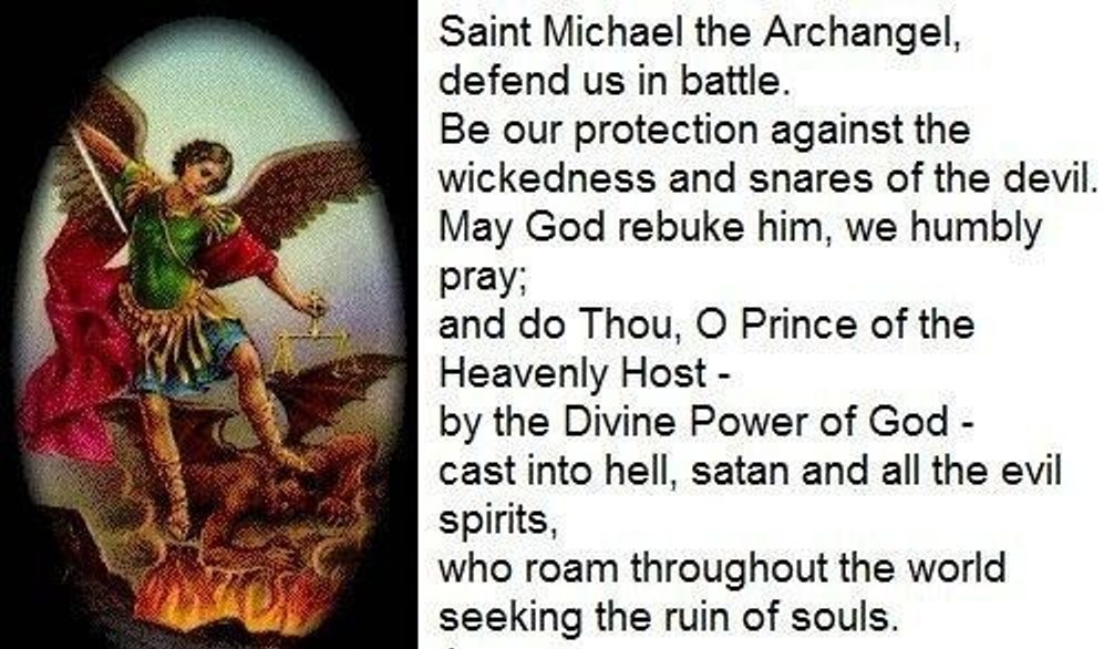 archangel michael prayer wallpaper