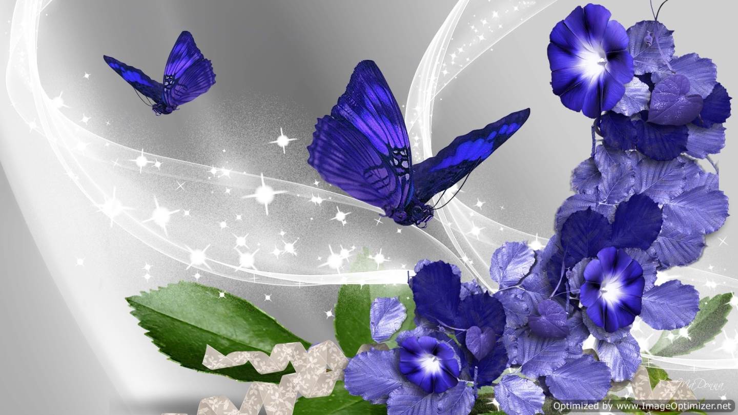 Blue Flower HD Wallpaper