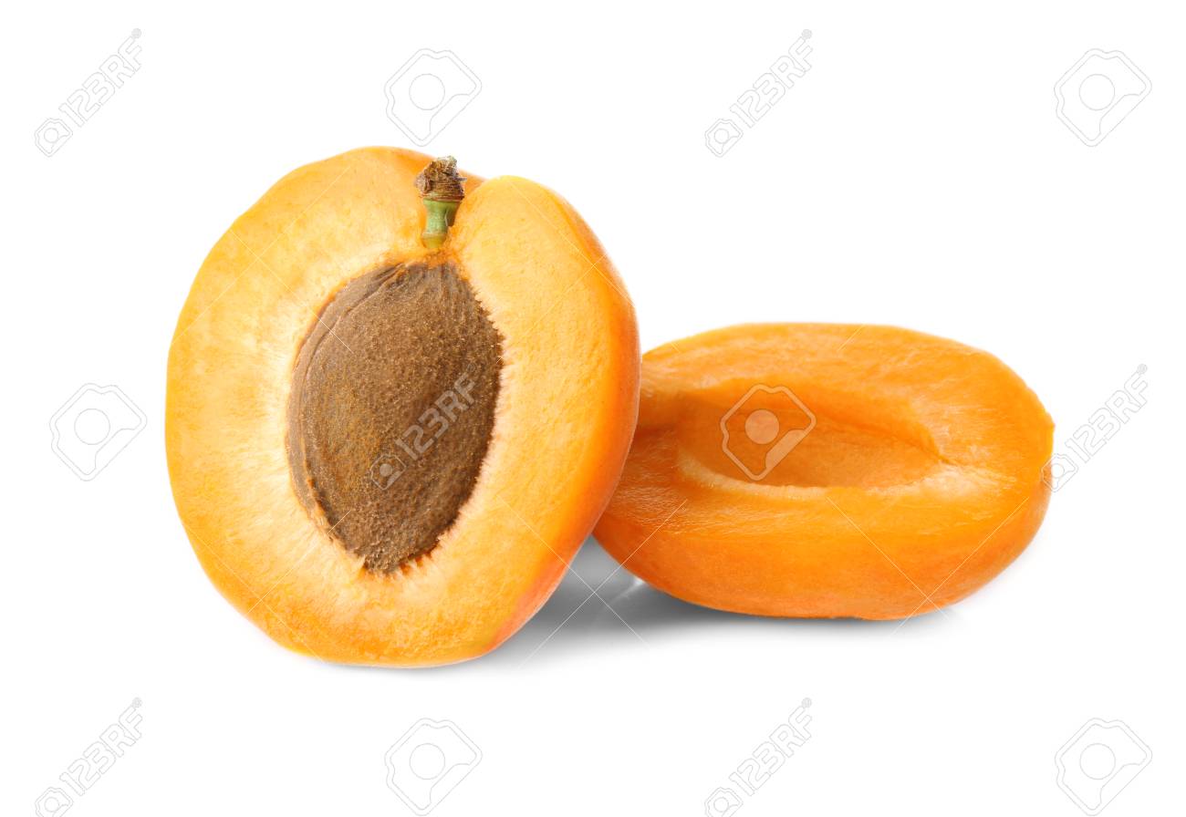 Free download Fresh Apricot On White Background Stock Photo Picture And