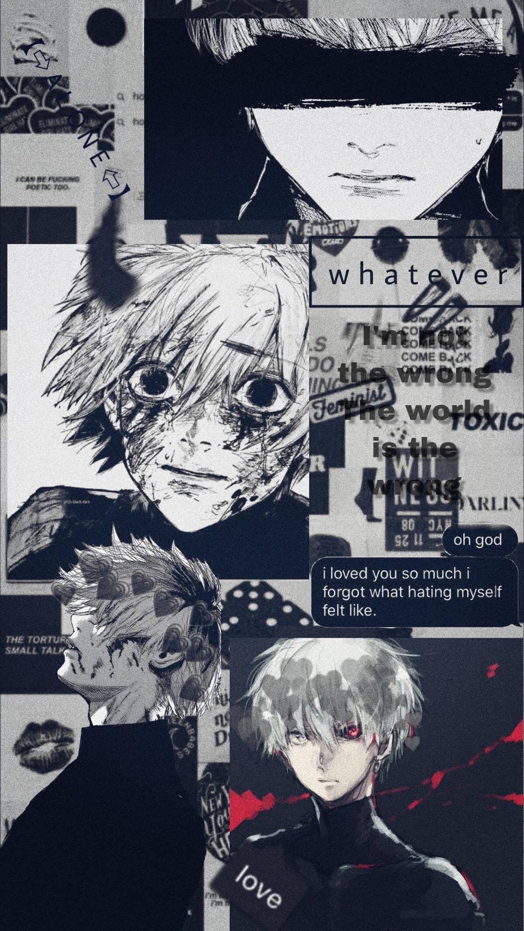 Take A Journey Through Tokyo Ghoul Aesthetic Wallpaper