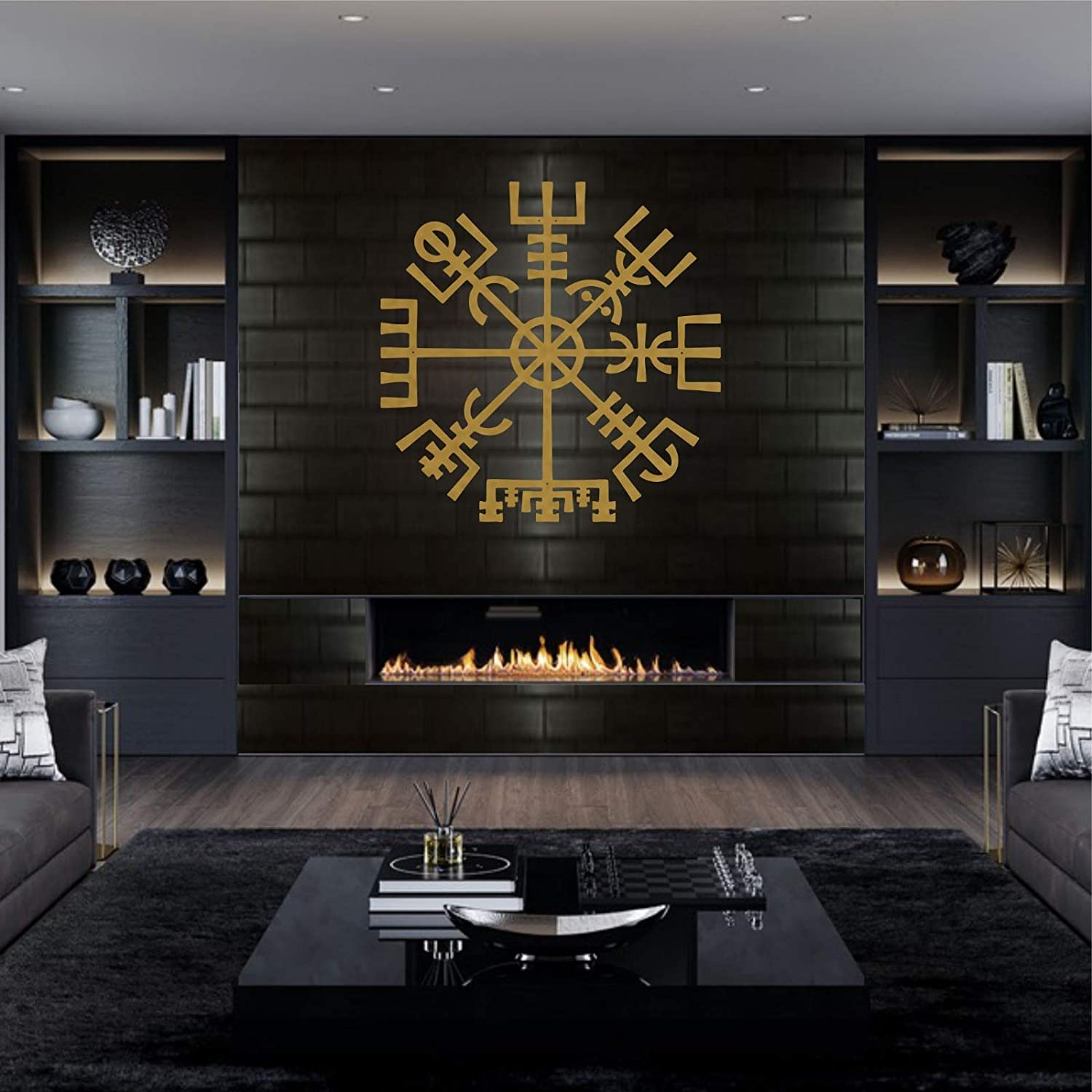 Amazon Dekadron Metal Wall Art Gold Viking Decor