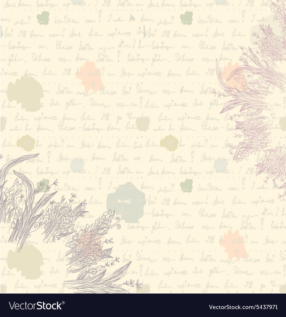 Old Letter Background Paper Royalty Vector Image