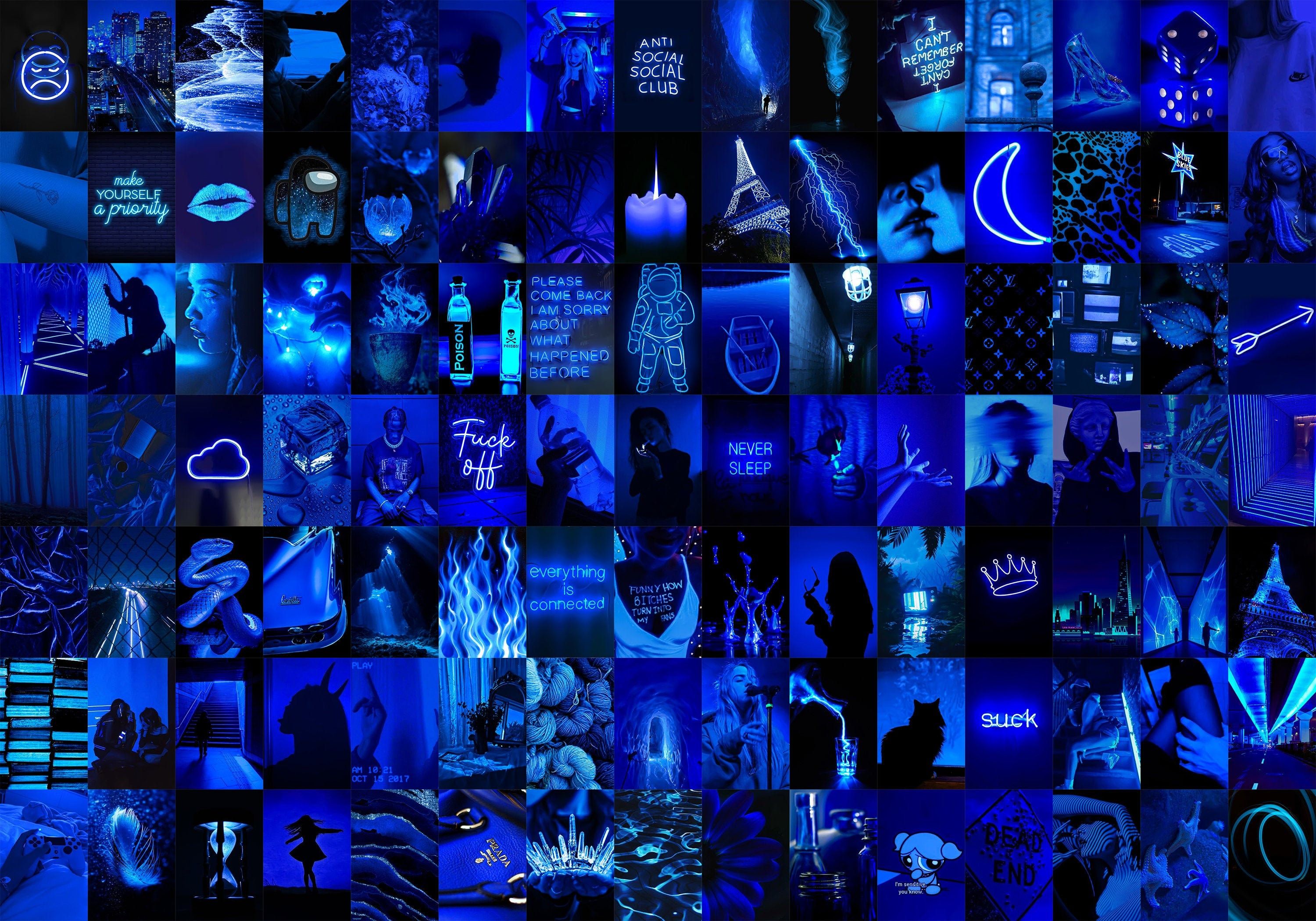 Dark Blue Aesthetic Wallpaper