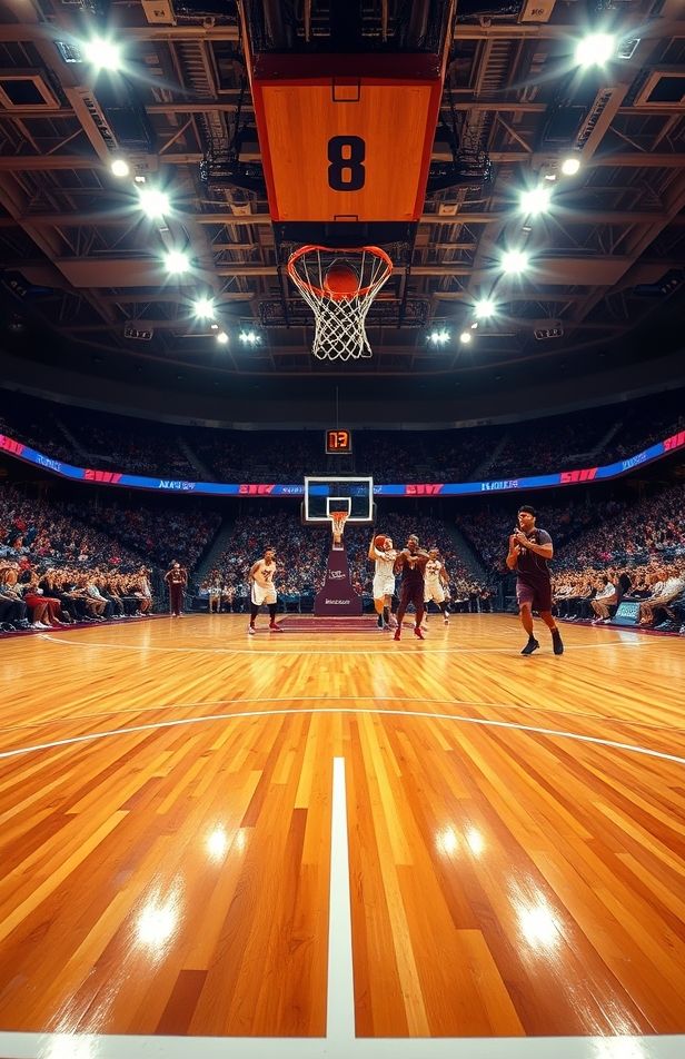 Basketball Court Wallpaper Hd