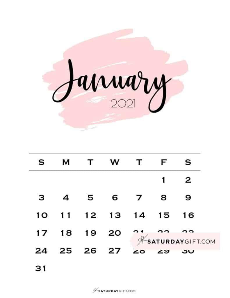 January Calendar   Cute Free Printable January 2023 Calendar