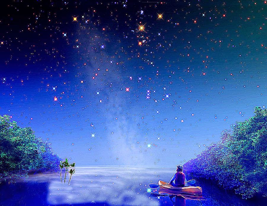 Beautiful Starry Night Sky Wallpaper