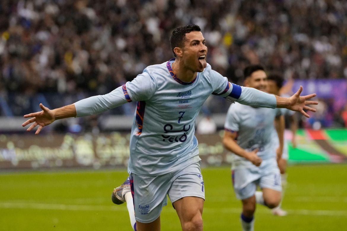 Photos Ronaldo Scores Twice In Saudi Reunion With Messi