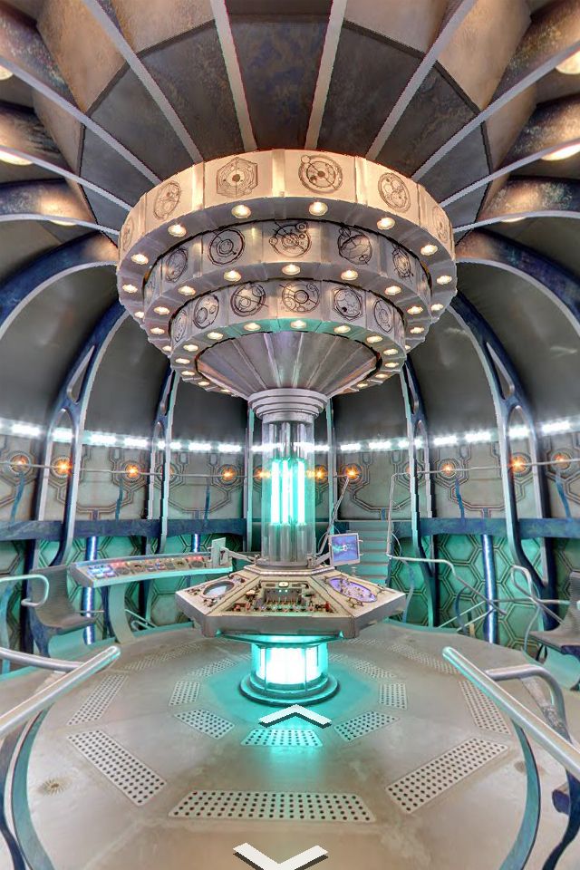 11s TARDIS interior from google maps made into an iPhone wallpaper I