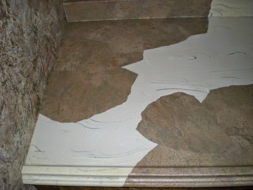 Diy Create A Faux Marble Countertop With Paper Illusion Wallpaper