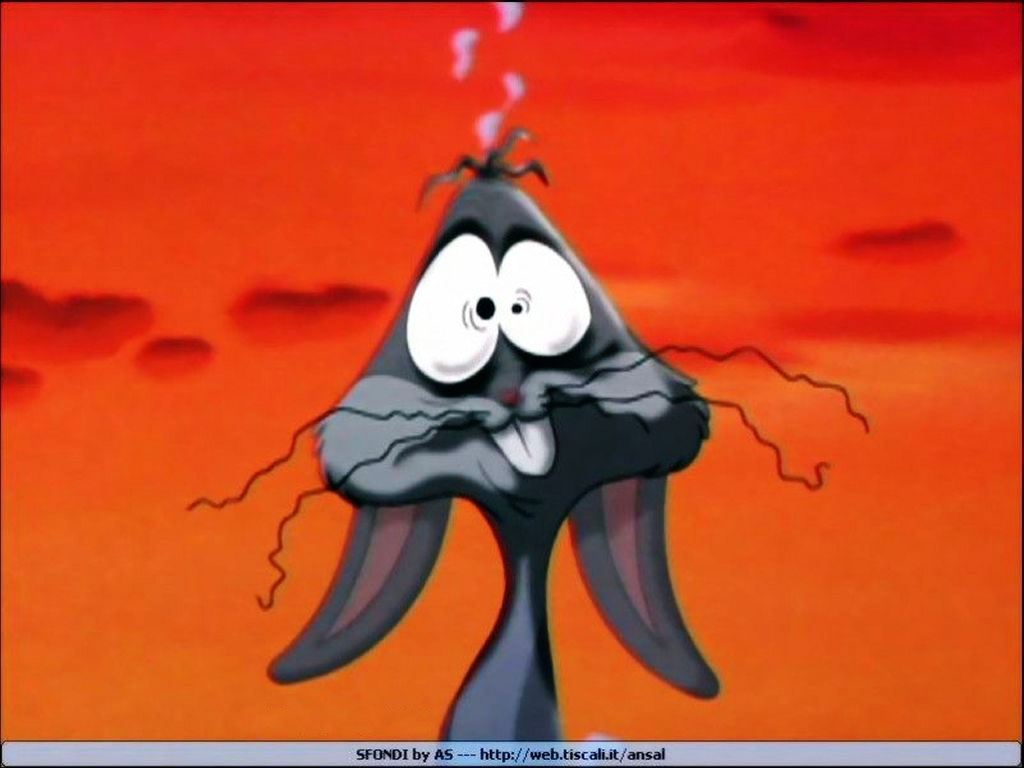 Funny Bugs Bunny Cartoon Desktop Wallpaper