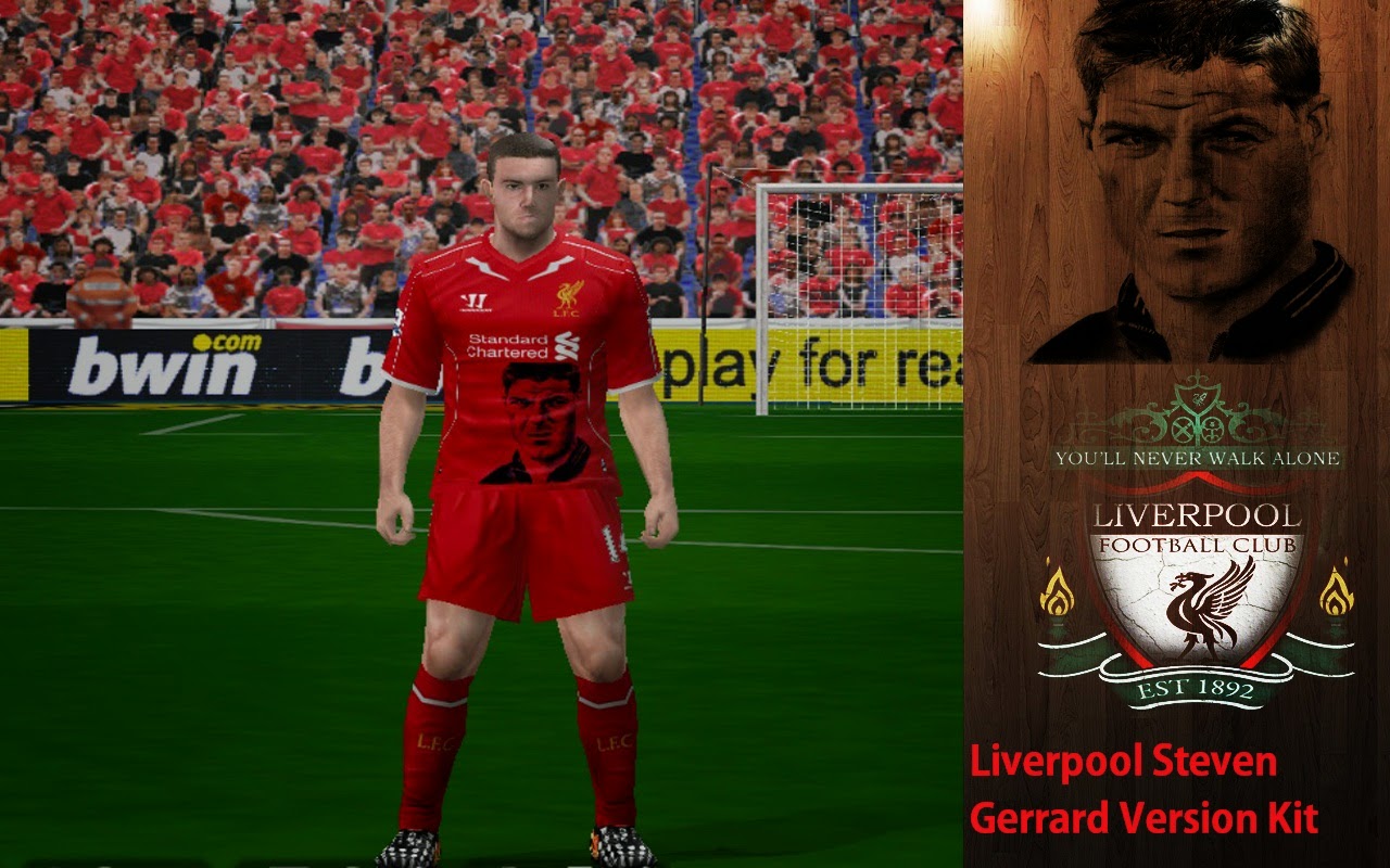 Free Download Ultigamerz Liverpool Steven Gerrard Kit Pes 6