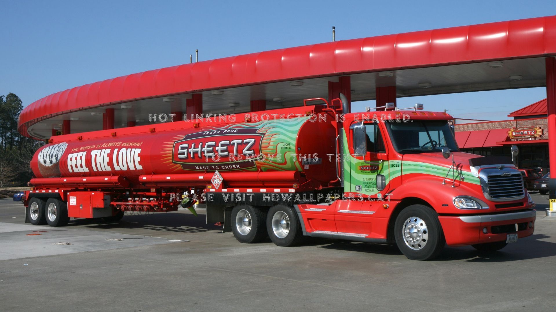 Sheetz Red Tanker Truck Cars