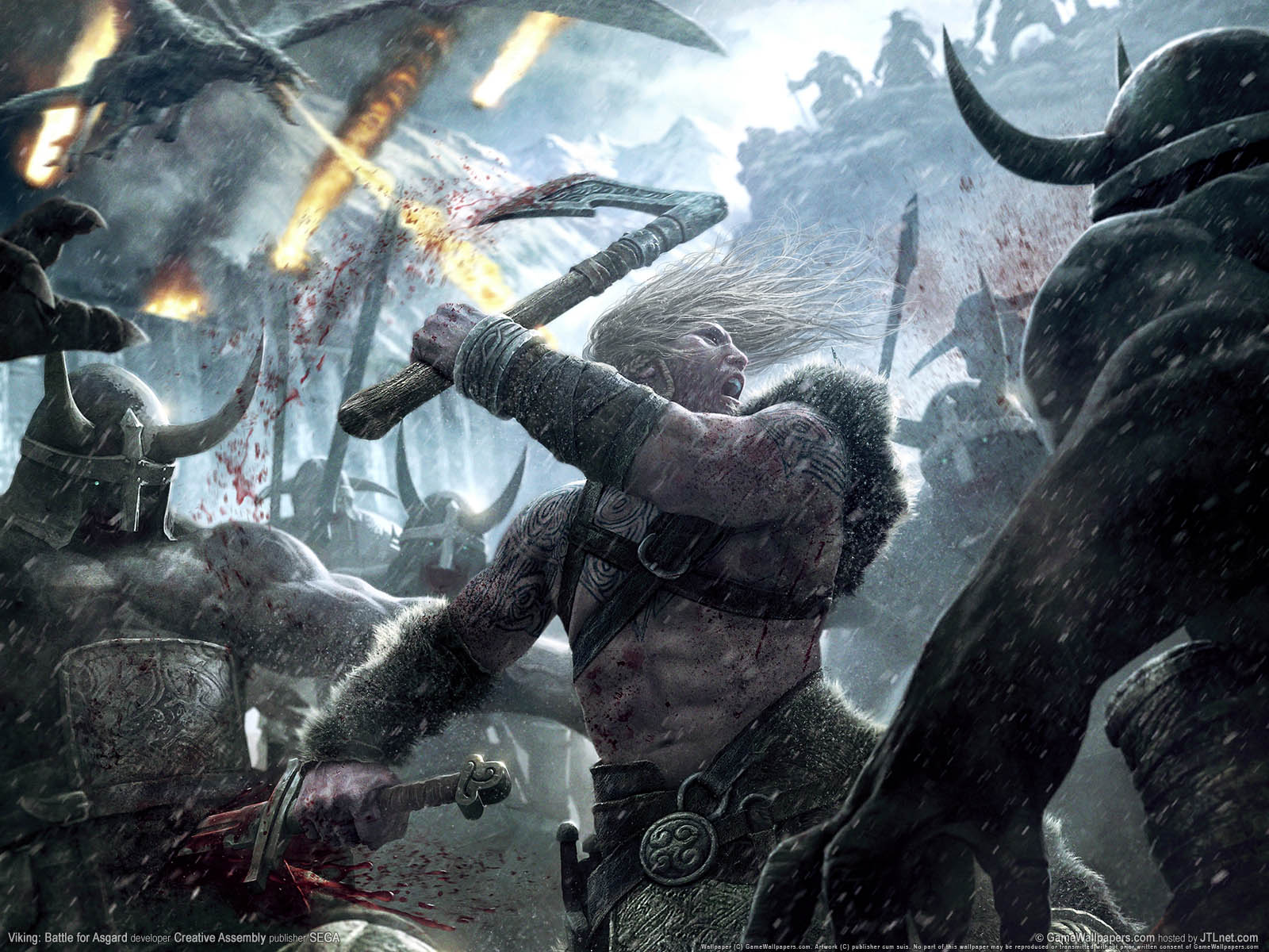 Viking Battle For Asgard Desktop Pc And Mac Wallpaper