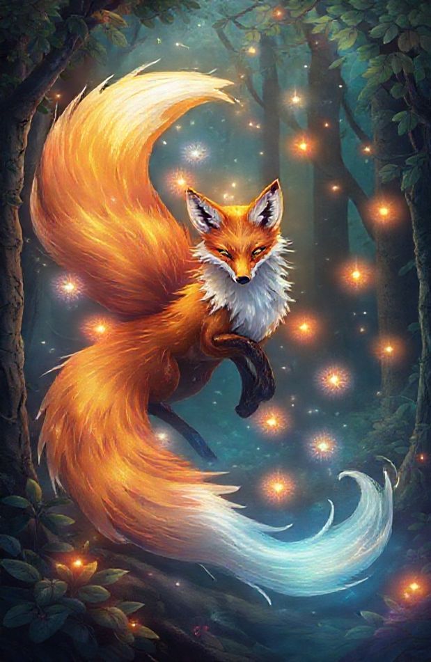 Nine Tailed Fox Wallpaper