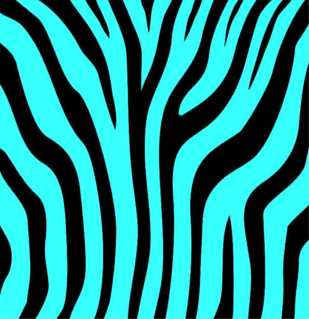 Blue Zebra Stripes Wallpaper Desktop Background
