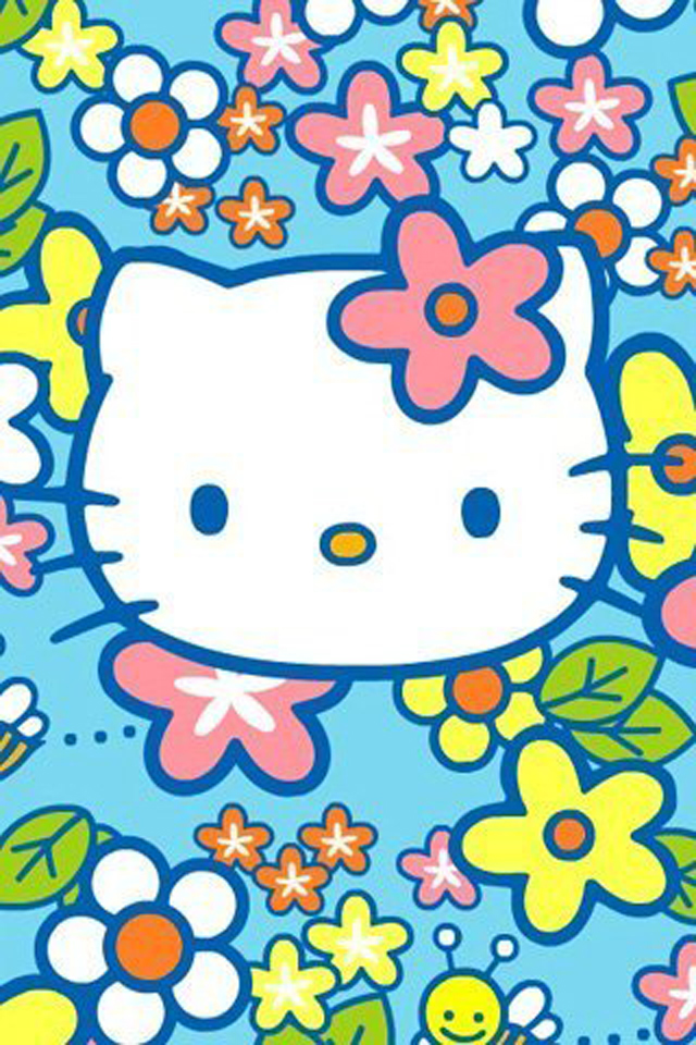 [76+] Blue Hello Kitty Wallpaper on WallpaperSafari