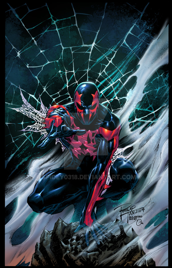 Spider Man 2099 colors by spidey0318 on
