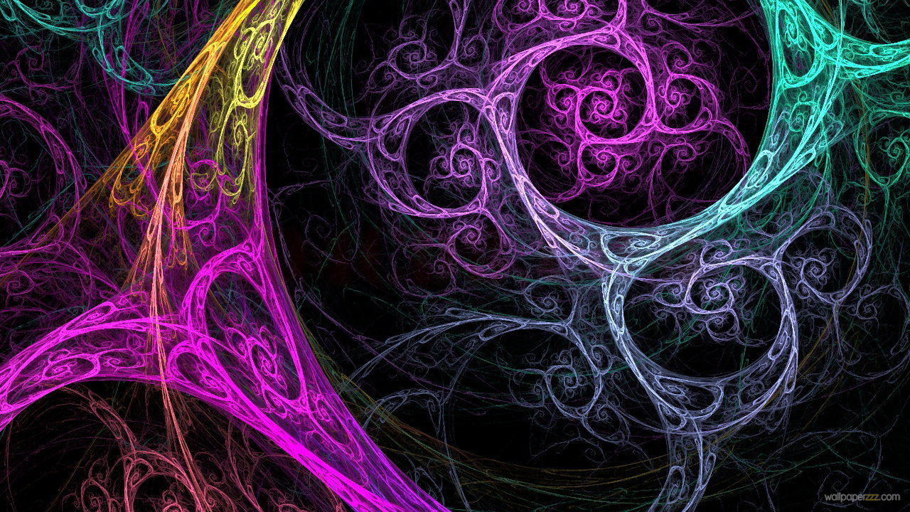 Colorful Fractals HD Wallpaper