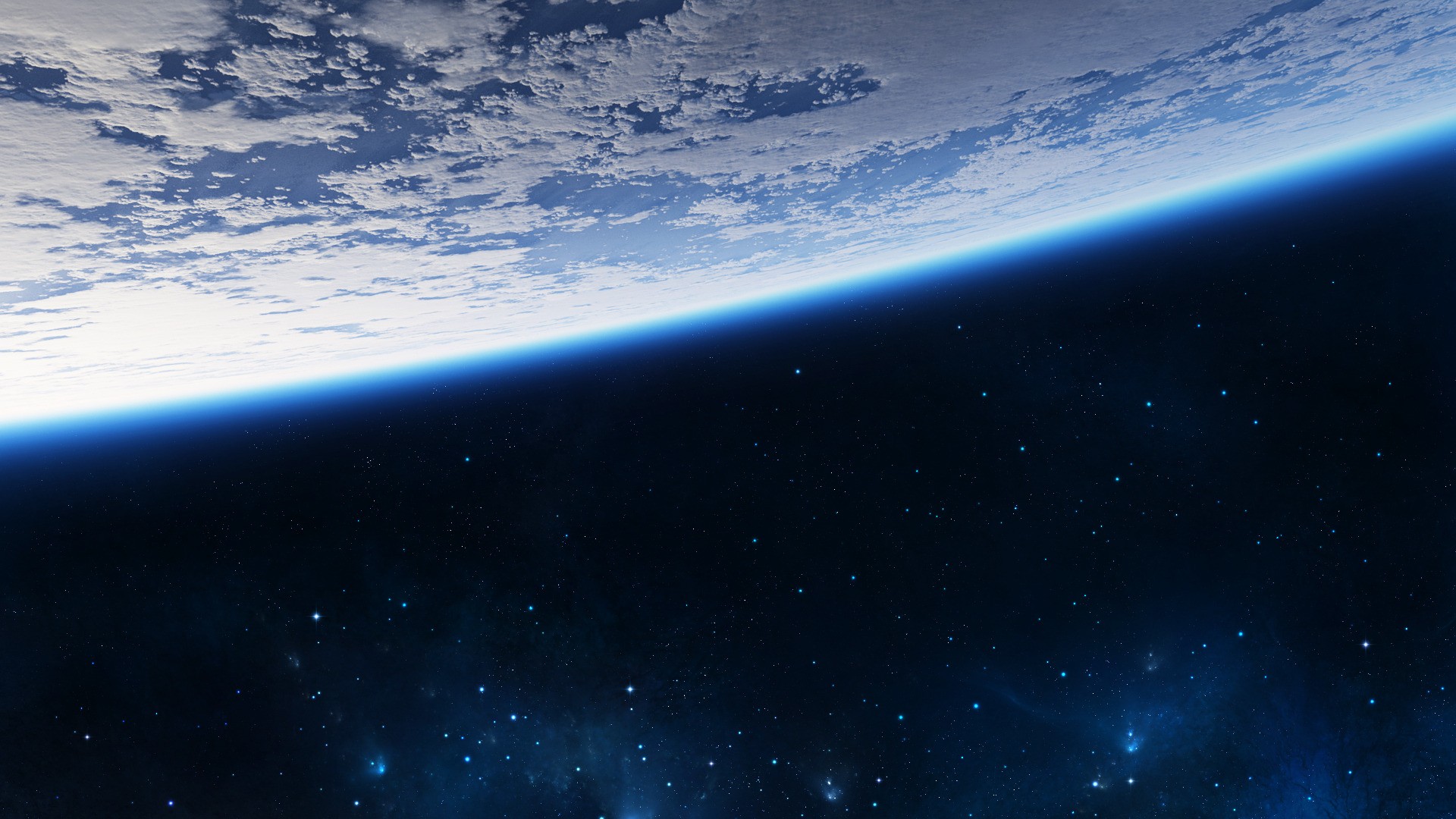 Outer Space Earth Wallpaper
