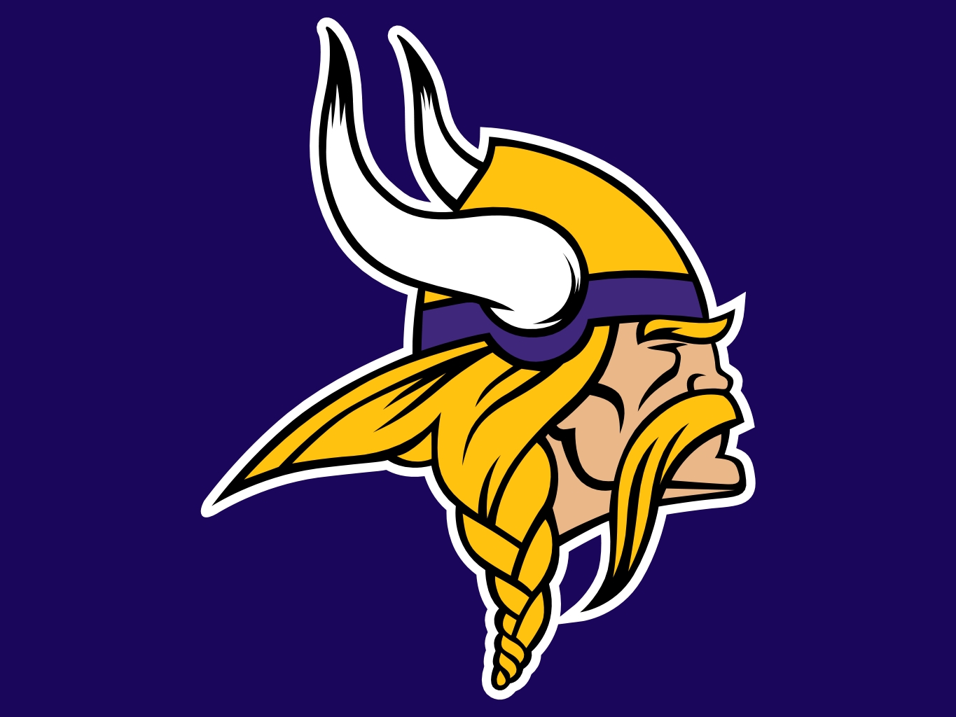 Free Download Minnesota Vikings Logo 1365x1024 For Your Desktop 