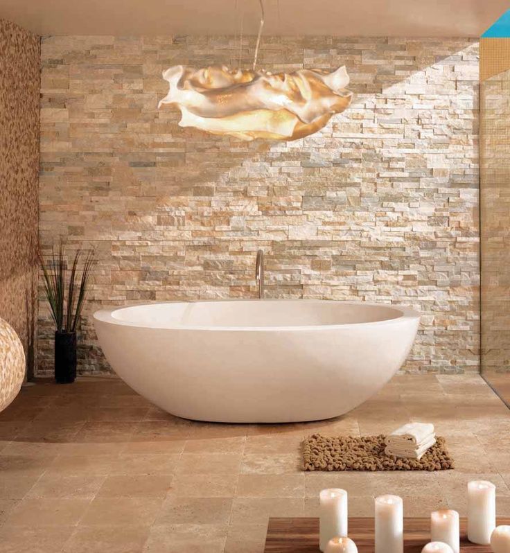Ledgestone Wall Fireplace Inspirati